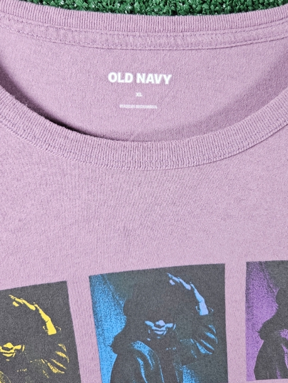 Old Navy Mary J. Blige Mauve Graphic T‑Shirt / Mens Size XL - Picture 8 of 9